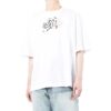Off-White Herr FW22 T-shirt med logotryck, rund hals, korta ärmar och lös passform