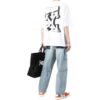 Off-White Herr FW22 T-shirt med logotryck, rund hals, korta ärmar och lös passform
