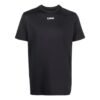 Off-White Herr FW22 T-shirt med logotryck, rund hals och korta Shorts, svart
