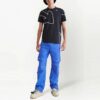 Off-White Herr FW22 T-shirt med logotyp och pilmönster, kortärmad, slim fit, svart
