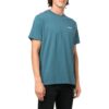 Off-White Herr FW22 T-shirt med piltryck, rund hals och korta ärmar, vanlig version, blå