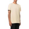 Off-White Herr FW22 T-shirt med tryck på ryggen, rund hals och korta ärmar, vanlig version, ljusbrun