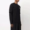 Off-White Herr Gradient Arrow Långärmad T-shirt i lös passform, svart