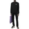 Off-White Herr Logo-tryck Rund hals Sport Loose Fit Svart