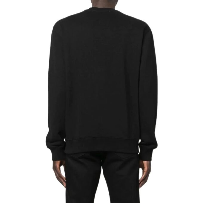 Off-White Herr Logo-tryck Rund hals Sport Loose Fit Svart