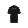 Off-White Herr SS22 Alfabet- och seriemönstertryck Kortärmad version Svart