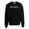 Off-White Herr SS22 Arrow Pattern Logo Rundhalsad Svart