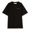Off-White Herr SS22 Back Caravaggio kortärmad T-shirt i lös passform, svart