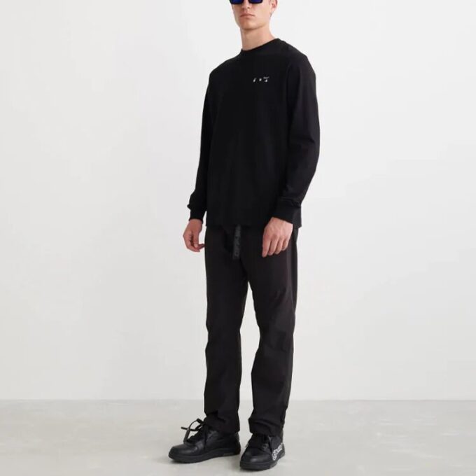 Off-White Herr SS22 Caravaggio Painting Rundhalsad Svart
