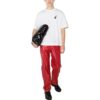 Off-White Herr SS22 Caravaggio pilmönster logotryck rund hals kortärmad vit T-shirt
