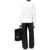 Off-White Herr SS22 enfärgad med logotryck, rund hals, långärmad version, vit