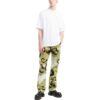 Off-White Herr SS22 enfärgad T-shirt med alfabettryck och korta Shorts, vit