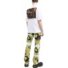 Off-White Herr SS22 enfärgad T-shirt med alfabettryck och korta Shorts, vit