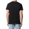 Off-White Herr SS22 enfärgad T-shirt med alfabettryck, rund hals och korta ärmar, svart