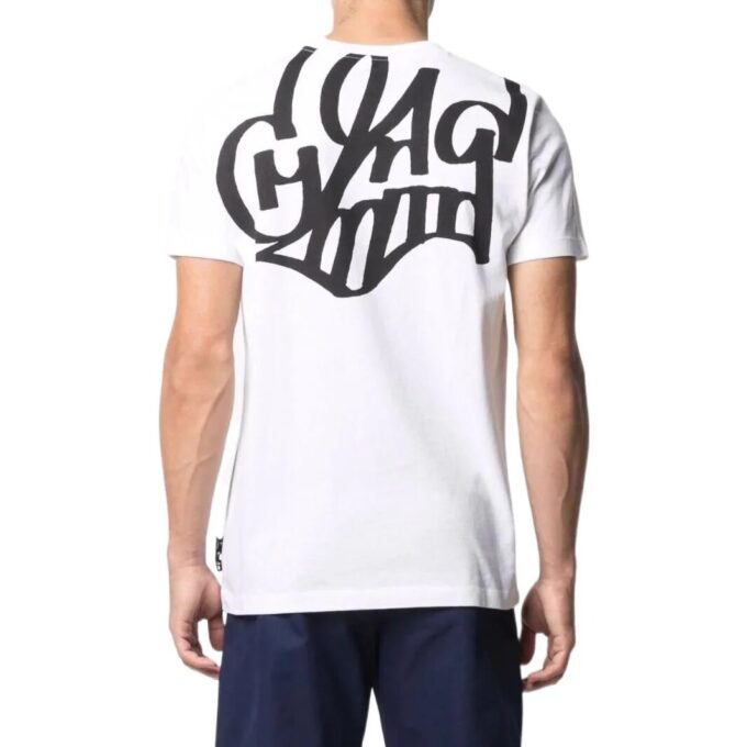 Off-White Herr SS22 enfärgad T-shirt med alfabettryck, rund hals och korta Shorts, vit
