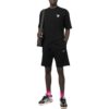 Off-White Herr SS22 enfärgad T-shirt med broderat logo, kortärmad, svart Short