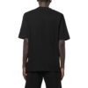 Off-White Herr SS22 enfärgad T-shirt med broderat logo, kortärmad, svart Short