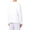 Off-White Herr SS22 Randig logotryckad pullover med rund hals och långa ärmar, vit T-shirt