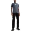 Off-White Herr SS22 Rundhalsad kortärmad T-shirt i grått med gradientlogotryck (standardversion)
