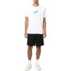 Off-White Herr SS22 Rundhalsad tröja med broderat kortärmad vit T-shirt