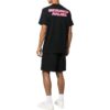 Off-White Herr SS22 T-shirt med alfabettryck, rund hals, korta ärmar och lös passform, svart