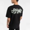 Off-White Herr SS22 T-shirt med klassiskt pil- och alfabettryck på bröstet, kortärmad, svart