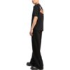 Off-White Herr SS22 T-shirt med kort ärm och tryckt alfabet i svart