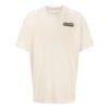 Off-White Herr SS22 T-shirt med logotryck, kortärmad, ljusbrun Short