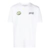 Off-White Herr SS22 T-shirt med logotryck, kortärmad, vit