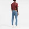 Off-White Herr SS22 T-shirt med logotryck, rund hals och korta Shorts i tegelrött