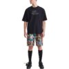 Off-White Herr SS22 T-shirt med pilmönster, rund hals, korta ärmar och lös passform, svart