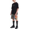 Off-White Herr SS22 T-shirt med pilmönster, rund hals, korta ärmar och lös passform, svart