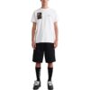 Off-White Herr SS22 Tryck på ryggen Rund hals Kortärmad Vit T-shirt