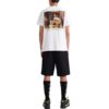 Off-White Herr SS22 Tryck på ryggen Rund hals Kortärmad Vit T-shirt
