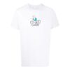 Off-White Herr T-shirt i enfärgat med logotryck, kortärmad, vit