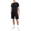 Off-White Herr T-shirt i enfärgat svart med rund hals och korta ärmar