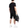 Off-White Herr T-shirt i enfärgat svart med rund hals och korta ärmar