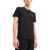 Off-White Herr T-shirt i enfärgat svart med rund hals och korta ärmar