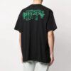 Off-White Herr-T-shirt med kort ärm i lös passform, svart, med broderat C/O VIRGIL ABLOH-tryck