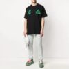 Off-White Herr-T-shirt med kort ärm i lös passform, svart, med broderat C/O VIRGIL ABLOH-tryck