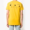 Off-White Herr-T-shirt med logotyp, gul