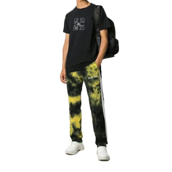 Off-White Herr-T-shirt med piltryck i svart