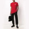 Off-White Herr-T-shirt med tryck i rött