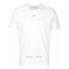 Off-White Herr-T-shirt med tryck, vit