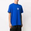 Off-White Herr-T-shirt med tryckt logotyp i blått