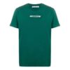 Off-White Herr-T-shirt med tryckt logotyp i grönt