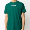 Off-White Herr-T-shirt med tryckt logotyp i grönt