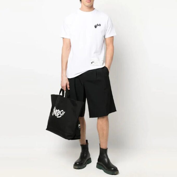 Off-White Herr x Teenage Engineering Crossover-logotryck kortärmad vit T-shirt