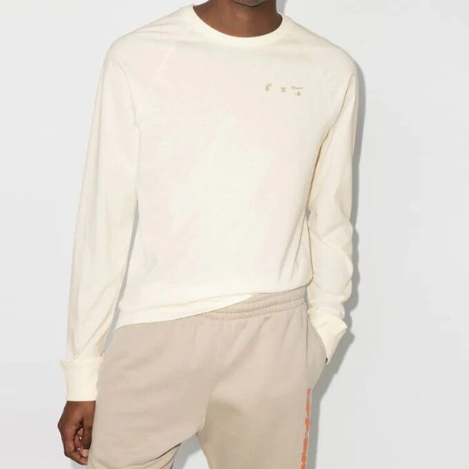 Off-White x Browns 50 Långärmad T-shirt för herr