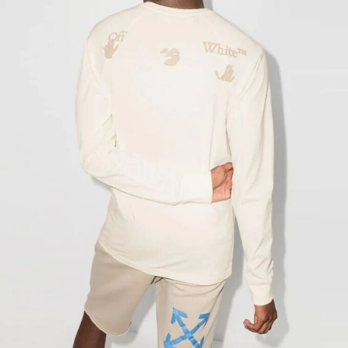 Off-White x Browns 50 Långärmad T-shirt för herr